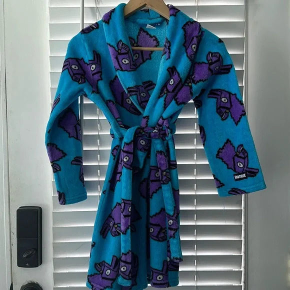 FORTNITE Kids Robe Llama Piñata Youth Size Medium M